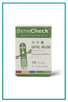 صورة شرائط اختبار حمض اليورك بيني شيك