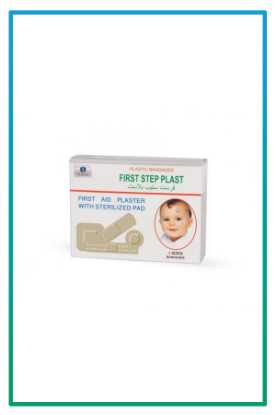 صورة لصقات جروح فرست ستيب 100 مشكل