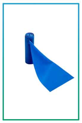 صورة شريط مطاطي للتمارين ازرق شديد