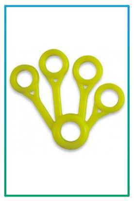 صورة تمرين مد الاصابع اصفر خفيف