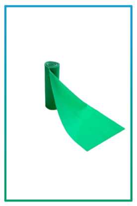 صورة شريط مطاطي للتمارين اخضرخفيف