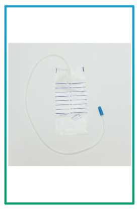 صورة كيس جمع بول 500 مل مع انبوب قصير- ASP013S