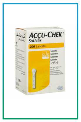صورة إبر وخز عبوة 200 accu-chek softclix