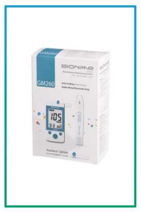 صورة جهاز فحص السكر فالدم blonime gm260