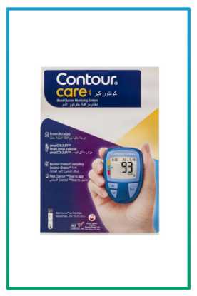 صورة جهاز فحص السكر في الدم contour care