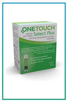صورة شرائط إختبار السكر onetouch select plus