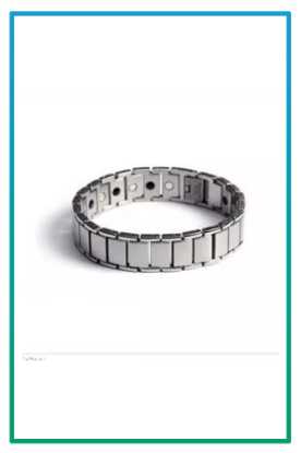 صورة سوار مغناطيسي ستانليس الفضي SS1