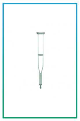 صورة عكاز تحت الابط رصاصي