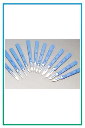 صورة مشرط جراحي بيد مقاس 10