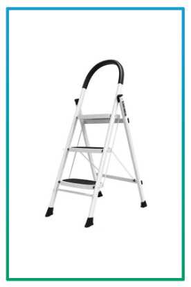 صورة سلم 3درجات حديد