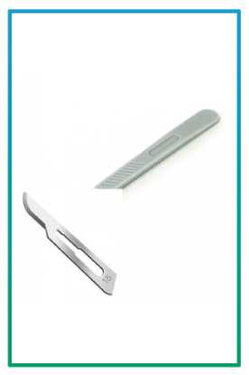 صورة مشرط جراحي بيد مقاس 15