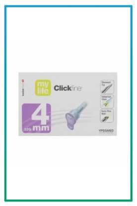 صورة ابر وخز السكر clickfine 4 mm