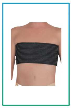 صورة حزام للصدر بعد عمليات شفط الدهون B-016/XL