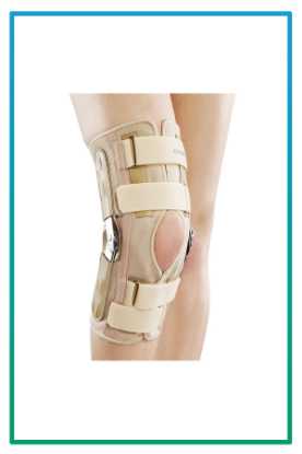 صورة مشد ركبة مع مفصل 5714 مقاس L CNOWELL