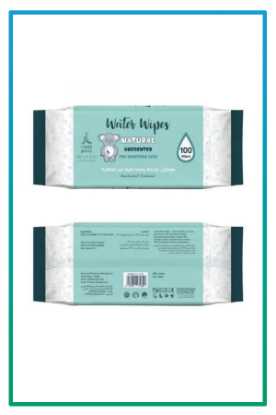 صورة مناديل مبللة بالماء 100 منديل