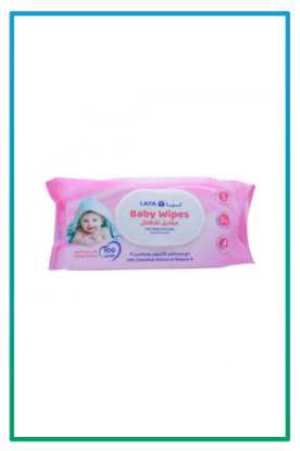 صورة مناديل مبللة ليا بالماء 100 منديل