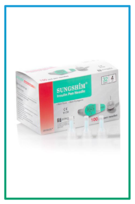 صورة ابر انسولين SUNGSHIM مقاس 32 G*4M