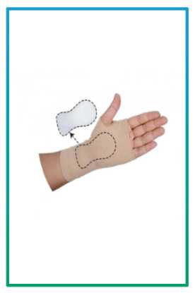 صورة مشد رسغ مع دعامة سيلكون MN8902