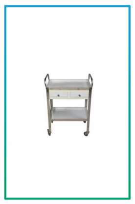 صورة ترولي 2 رف مع ادراج